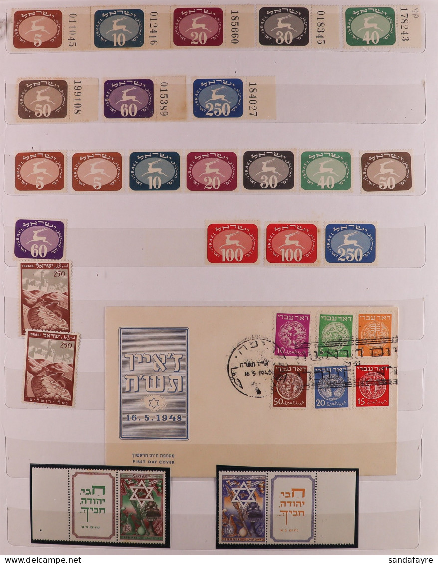 1948-1989 ESTATE Includes Mainly Never Hinged Mint Collection With Tabs In Stockbooks (some Toned), Mini-sheets, First D - Altri & Non Classificati