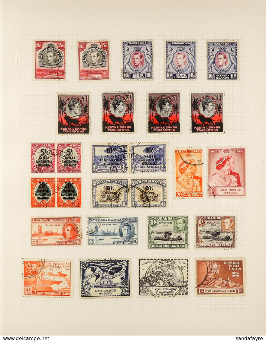 1937 - 1952 COLLECTION Of Used Stamps Includes The 1938-52 Pictorial Definitive Set With Most Of The Extra Perfs & Shade - Vide
