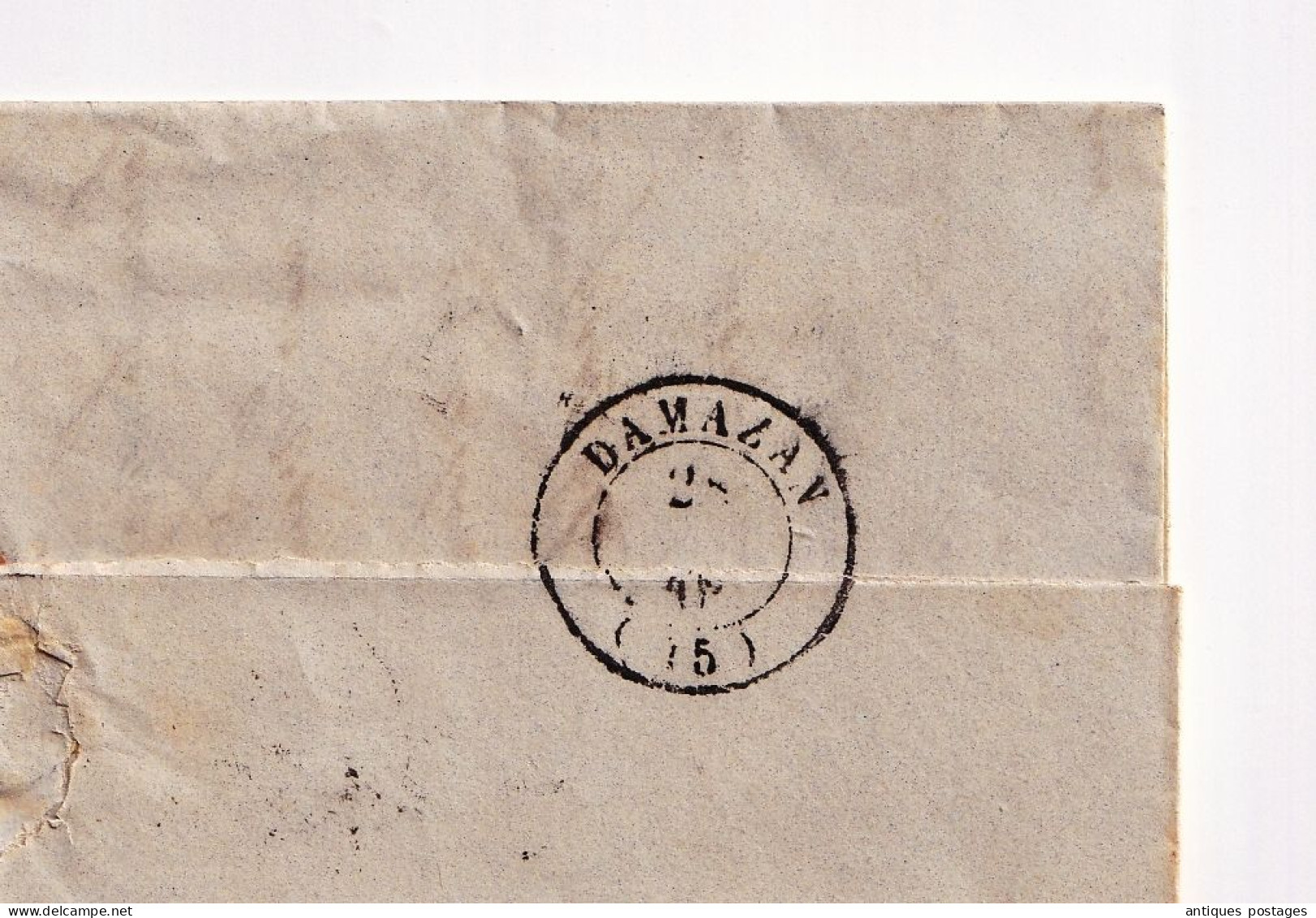 Lettre 1849  Agen Casse Lot Et Garonne Pour Port De Pascau Saint-Léger Cachet Damazan Pébéreau - 1801-1848: Vorläufer XIX