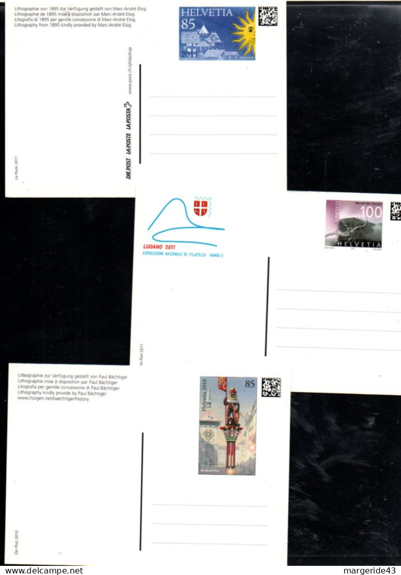 SUISSE  LOT DE 81 ENTIERS NEUF - Lots & Kiloware (mixtures) - Max. 999 Stamps