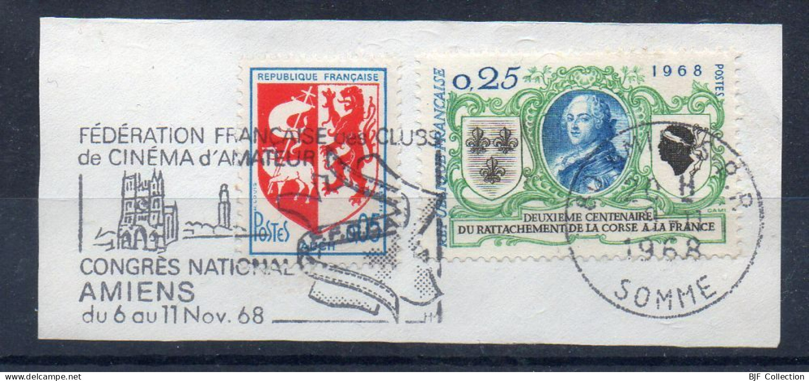 Flamme Illustrée : (80) AMIENS R.P. – 9/11/1968 (Flamme Sur Fragment) - Maschinenstempel (Werbestempel)