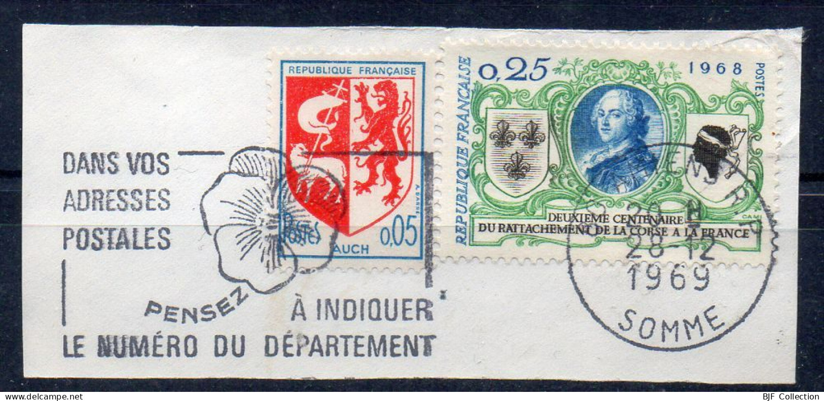 Flamme Illustrée : (80) AMIENS R.P. – 28/12/1969 (Flamme Sur Fragment) - Mechanical Postmarks (Advertisement)