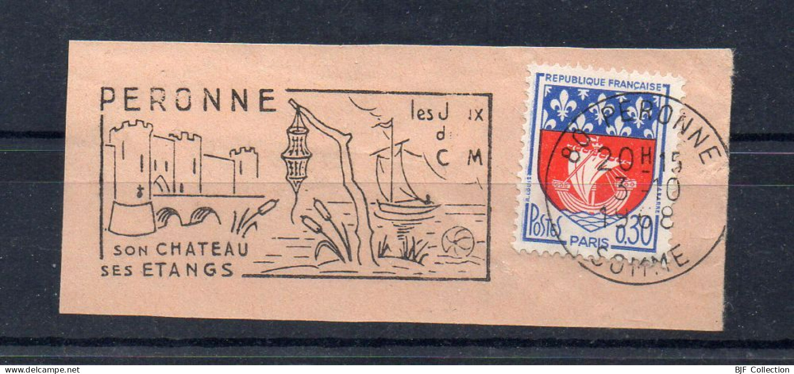 Flamme Illustrée : (80) PERONNE – 3/10/1968 (Flamme Sur Fragment) - Mechanical Postmarks (Advertisement)