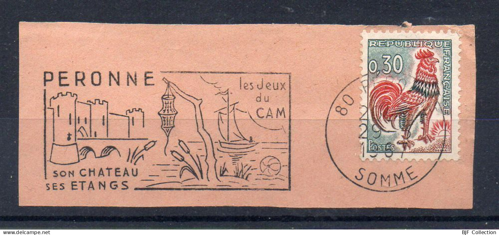 Flamme Illustrée : (80) PERONNE – 29/03/1967 (Flamme Sur Fragment) - Maschinenstempel (Werbestempel)