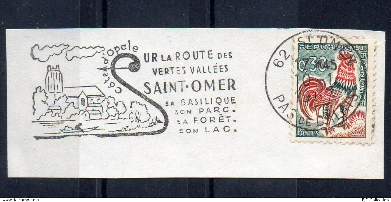 Flamme Illustrée : (62) SAINT-OMER – 10/01/1967 (Flamme Sur Fragment) - Mechanical Postmarks (Advertisement)