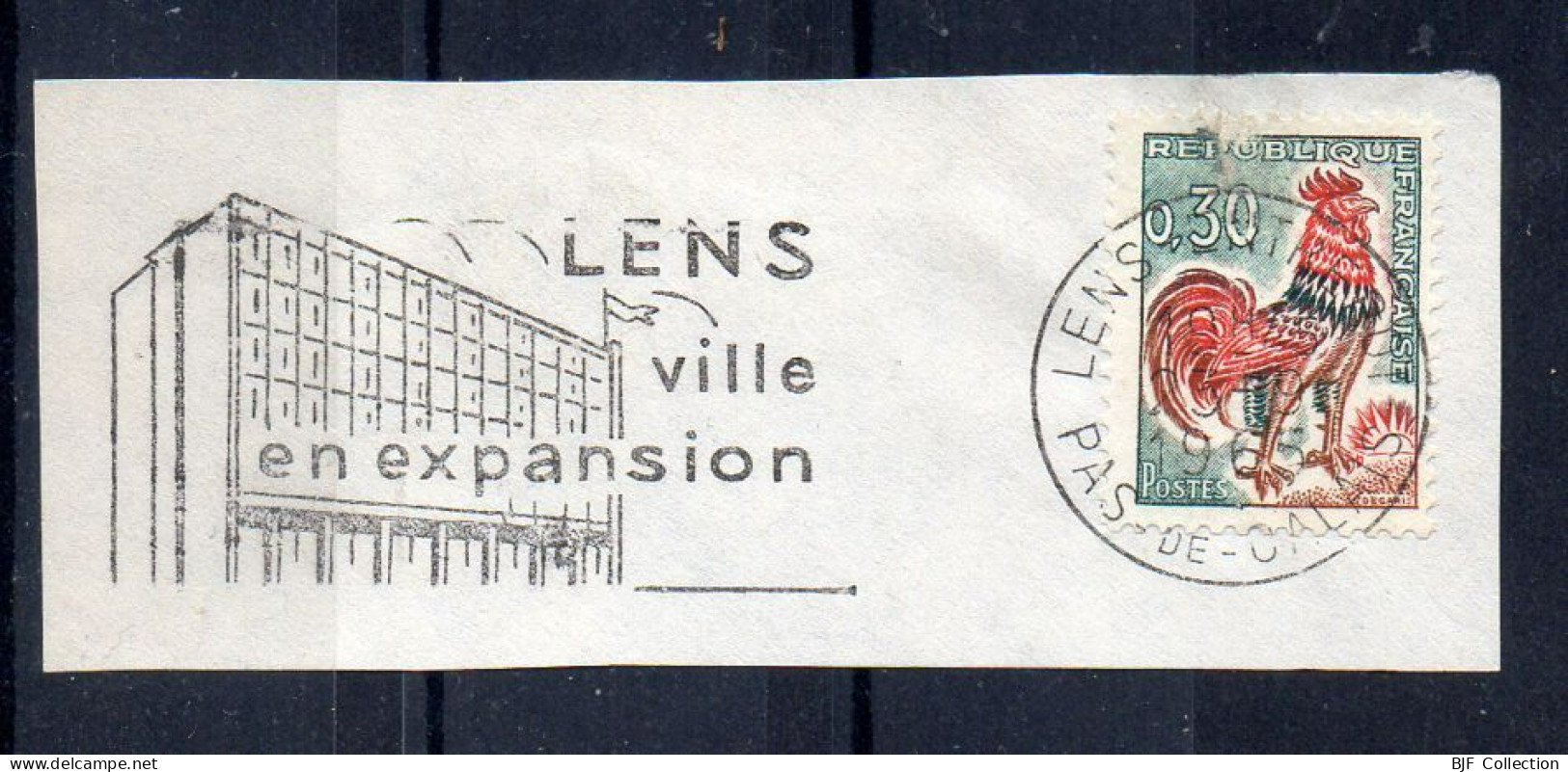 Flamme Illustrée : (62) LENS ENTREPOT – 23/09/1965 (Flamme Sur Fragment) - Mechanical Postmarks (Advertisement)