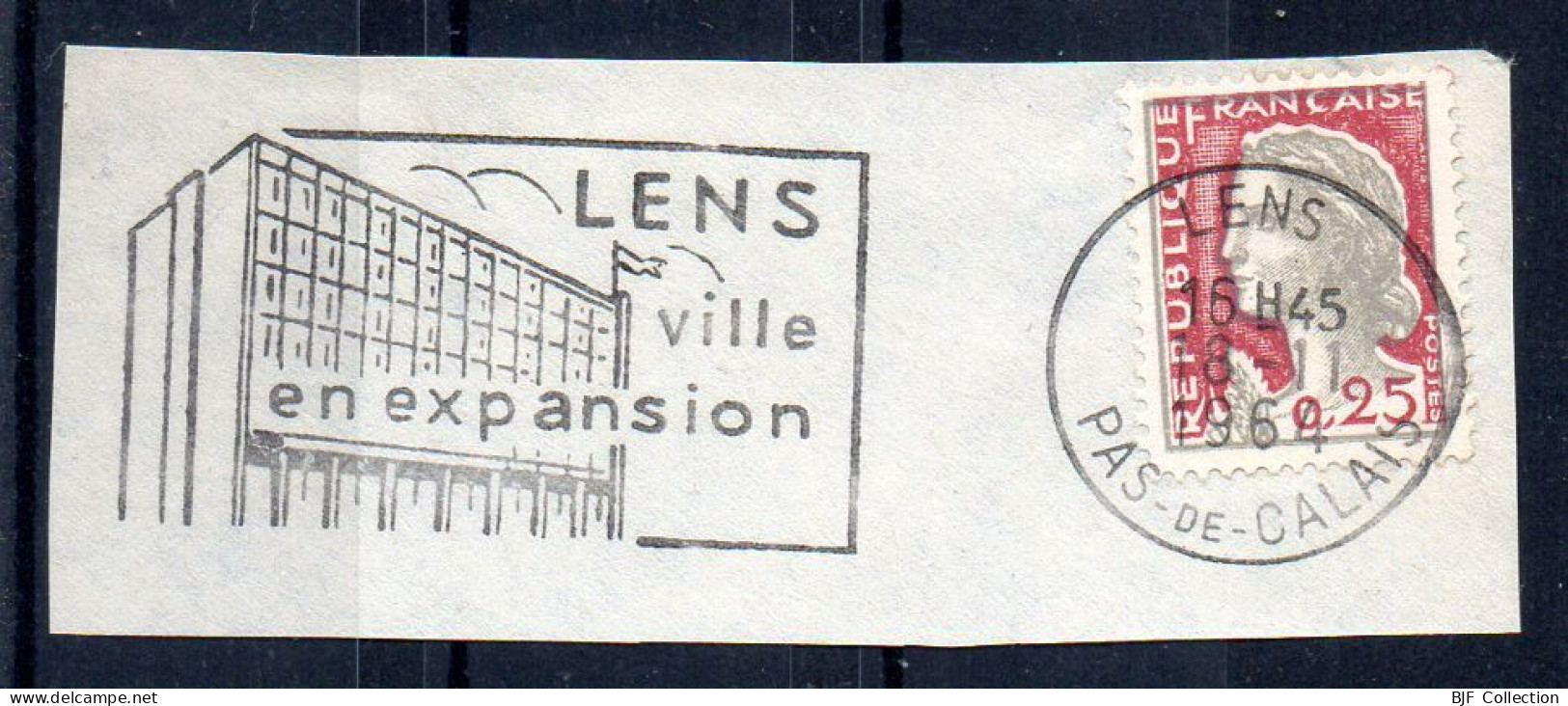 Flamme Illustrée : (62) LENS – 8/11/1964 (Flamme Sur Fragment) - Maschinenstempel (Werbestempel)