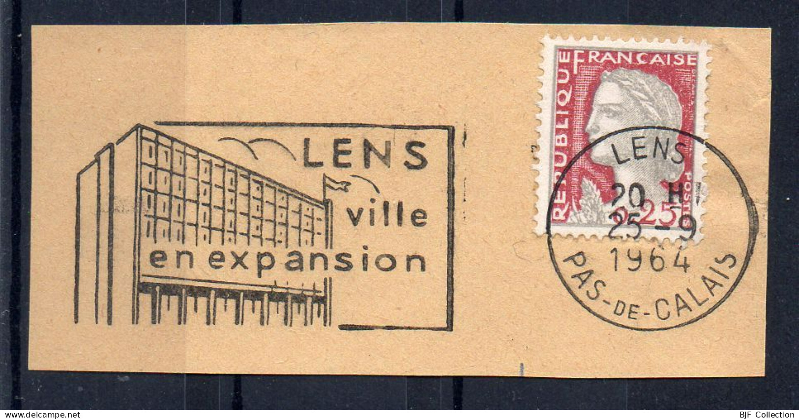 Flamme Illustrée : (62) LENS – 25/09/1964 (Flamme Sur Fragment) - Mechanical Postmarks (Advertisement)