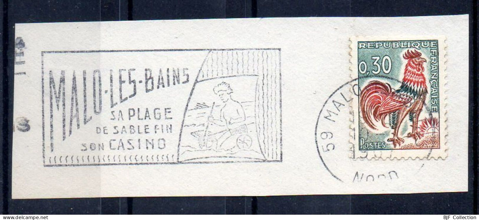 Flamme Illustrée : (59) MALO-LES-BAINS – 1967 (Flamme Sur Fragment) - Mechanical Postmarks (Advertisement)