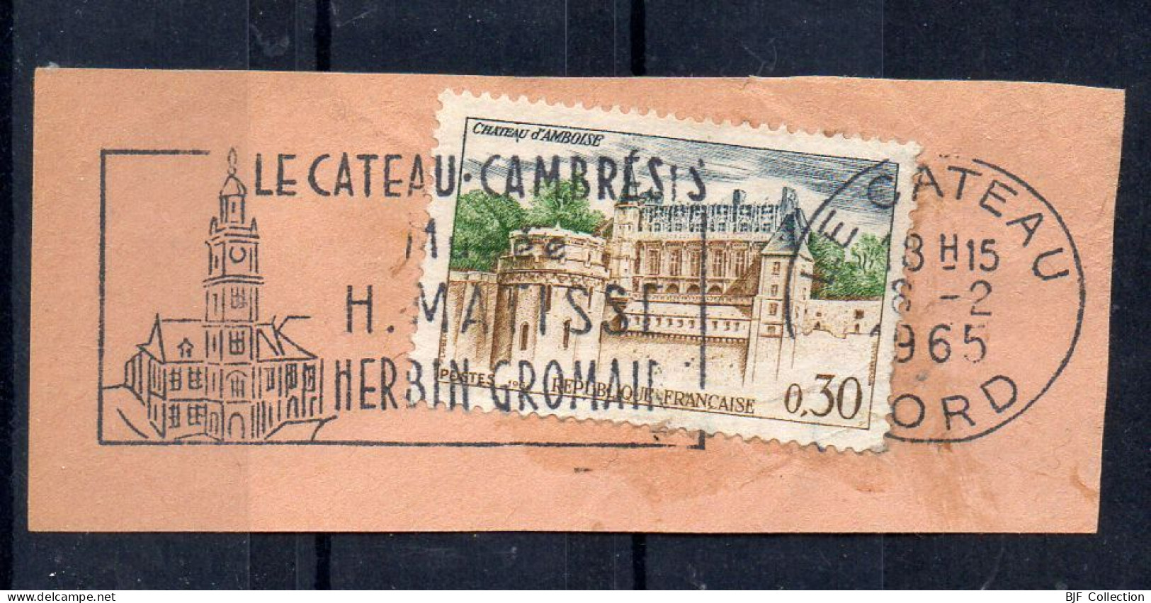 Flamme Illustrée : (59) LE CATEAU – 8/02/1965 (Flamme Sur Fragment) - Mechanical Postmarks (Advertisement)