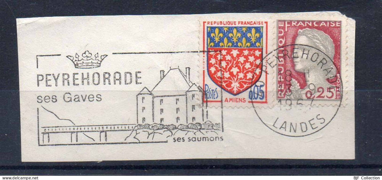 Flamme Illustrée : (40) PEYREHORADE – 13/09/1967 (Flamme Sur Fragment) - Mechanical Postmarks (Advertisement)