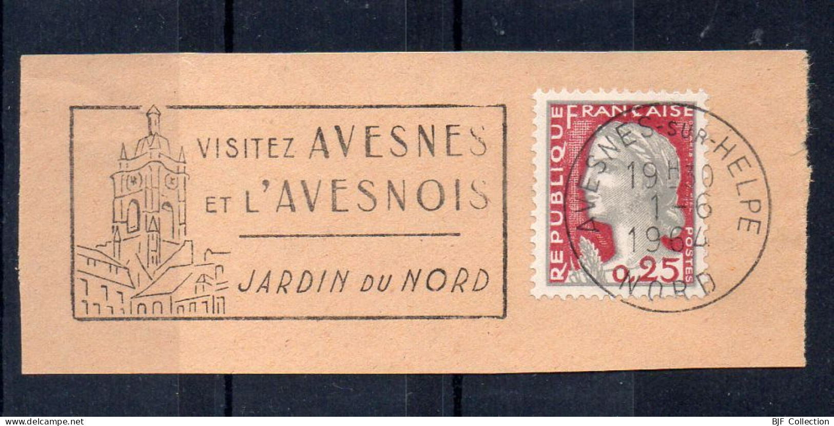 Flamme Illustrée : (59) AVESNES-SUR-HELPE – 1/06/1964 (Flamme Sur Fragment) - Mechanical Postmarks (Advertisement)
