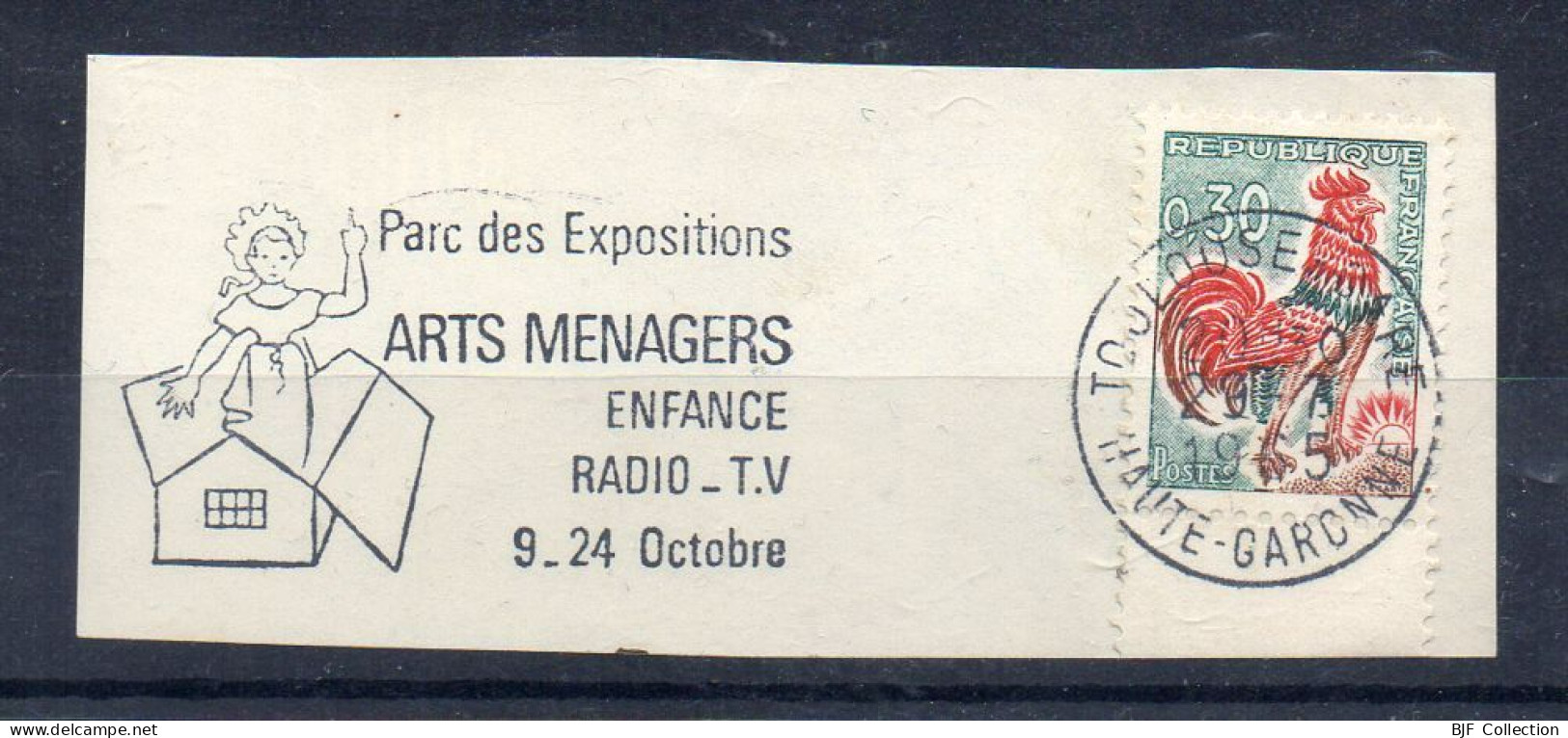 Flamme Illustrée : (31) TOULOUSE GARE – 29/07/1965 (Flamme Sur Fragment) - Mechanical Postmarks (Advertisement)