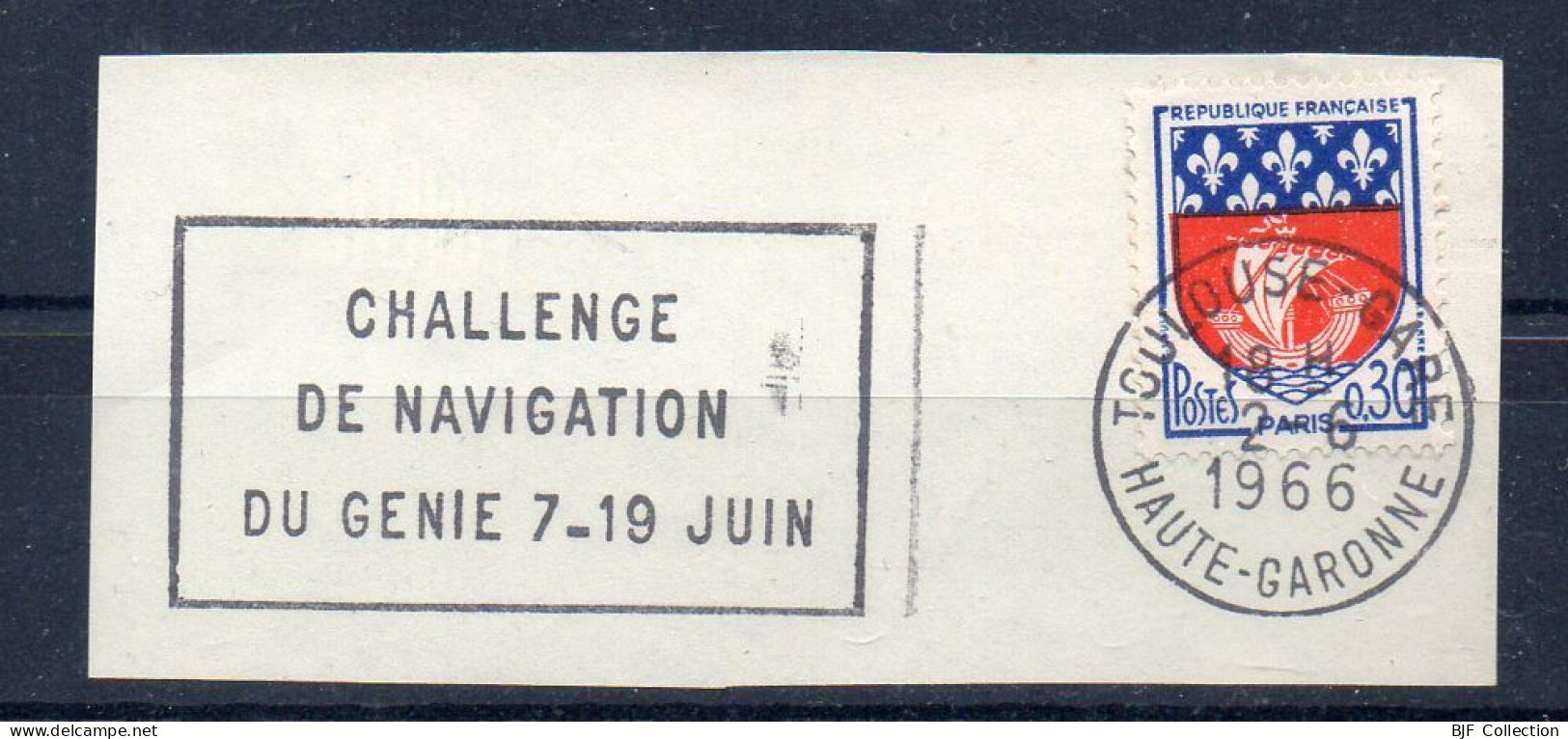 Flamme Illustrée : (31) TOULOUSE GARE – 2/06/1966 (Flamme Sur Fragment) - Oblitérations Mécaniques (flammes)