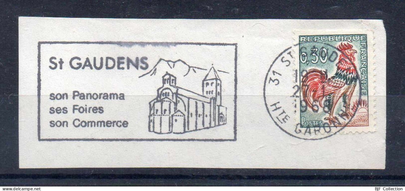 Flamme Illustrée : (31) ST-GAUDENS – 27/01/1968 (Flamme Sur Fragment) - Maschinenstempel (Werbestempel)