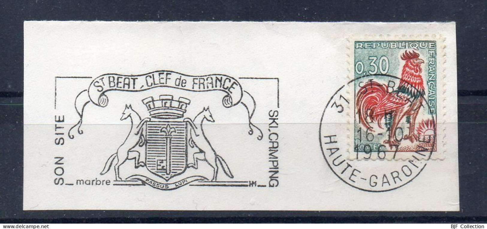 Flamme Illustrée : (31) ST-BEAT – 16/10/1967 (Flamme Sur Fragment) - Mechanical Postmarks (Advertisement)