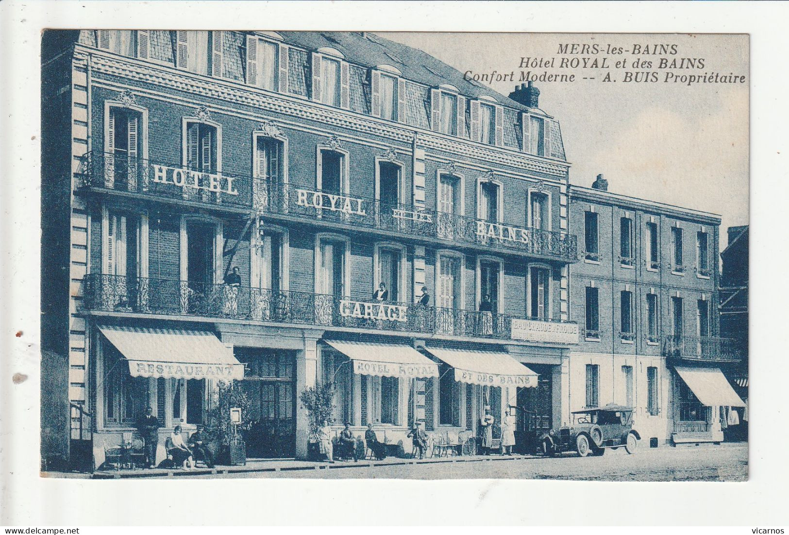 CP 80 MERS LES BAINS Hotel Royal Et Des Bains - Mers Les Bains