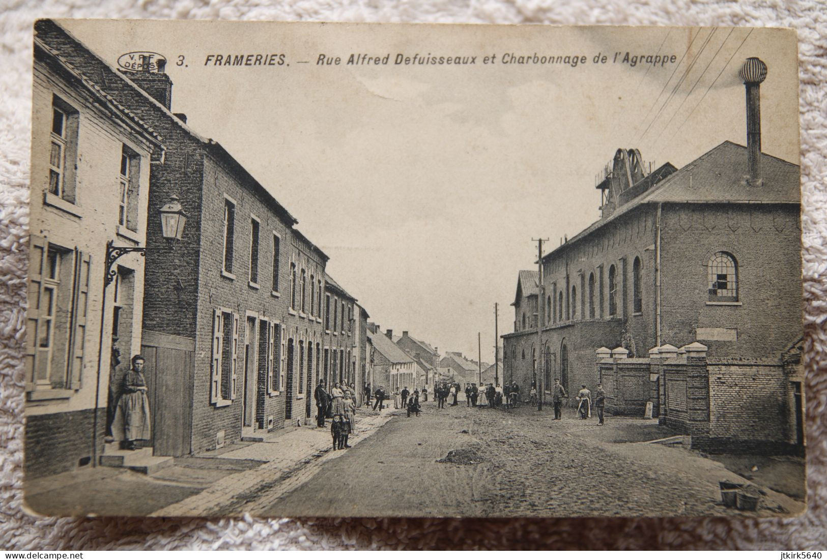 Frameries "Rue Alfred Defuisseaux Et Charbonnage De L'agrappe" - Frameries