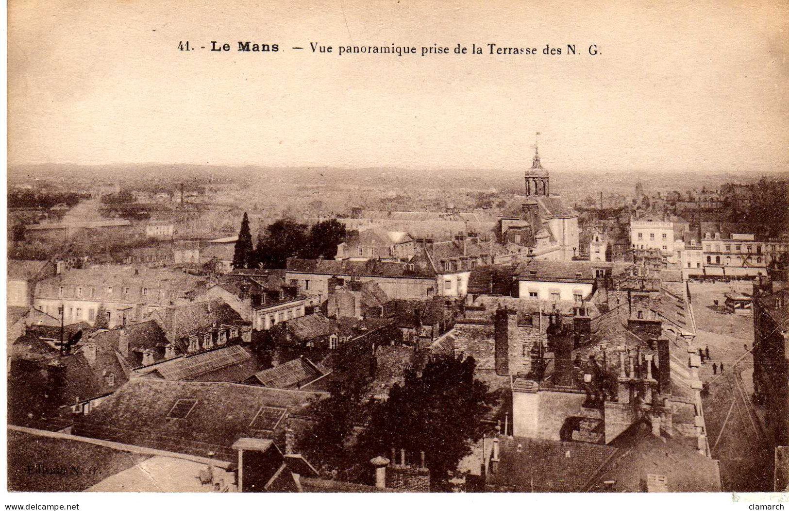 SARTHE-Le Mans-Vue Panoramique Prise De La Terrasse Des N.G. - 41 - Le Mans