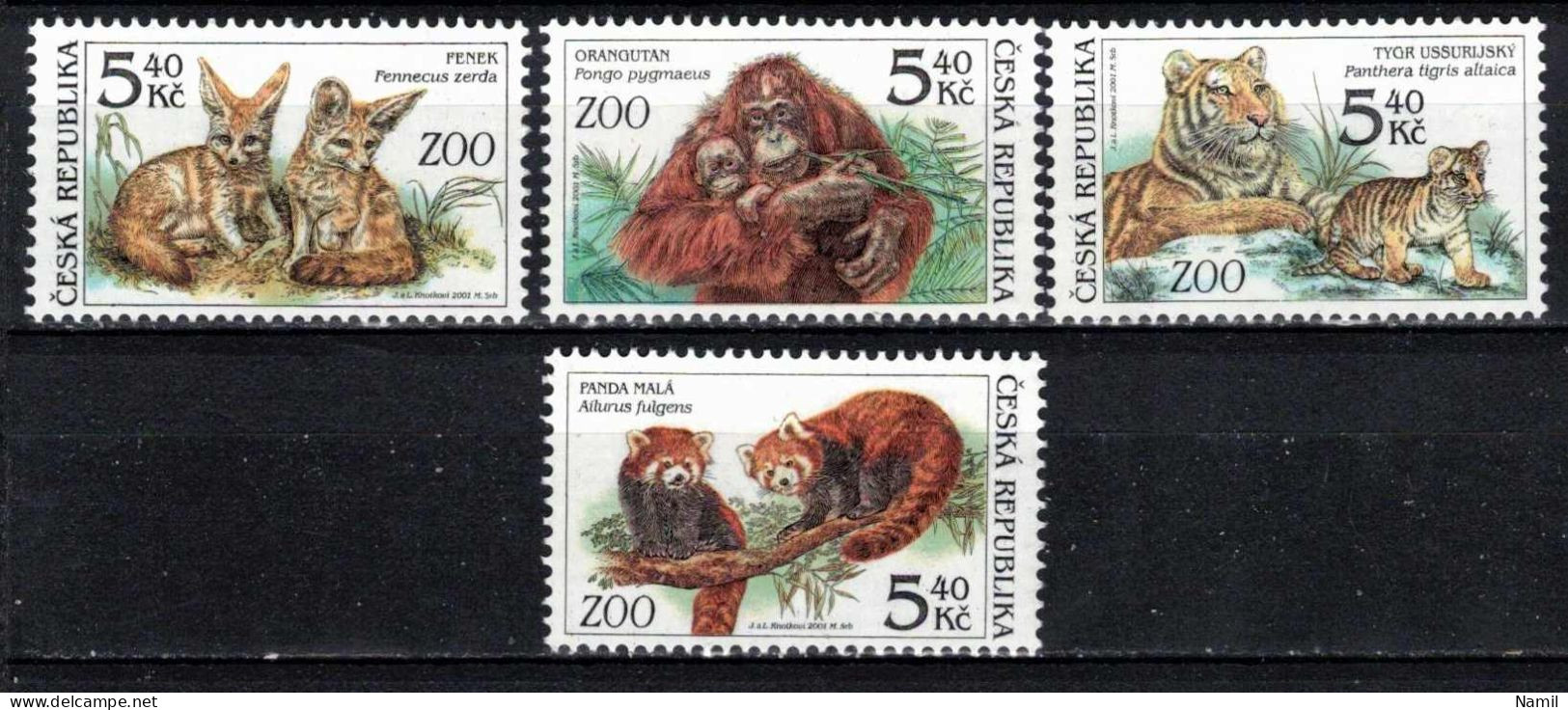 ** Tchéque République 2001 Mi 299-302, (MNH)** - Autres & Non Classés