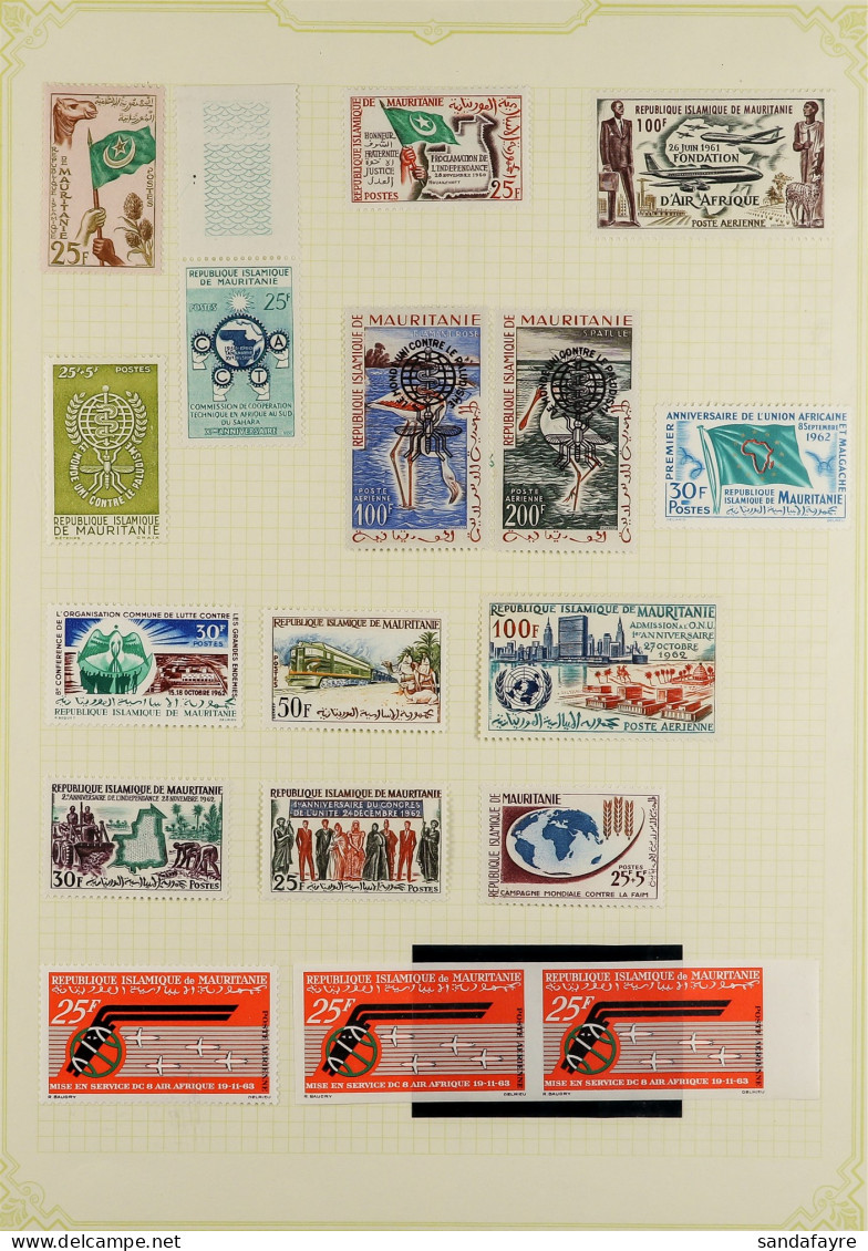 1960 - 1988 COLLECTION Of Around 500 Stamps & Miniature Sheets, On Album Pages, Complete Sets, Many Imperfs. - Other & Unclassified