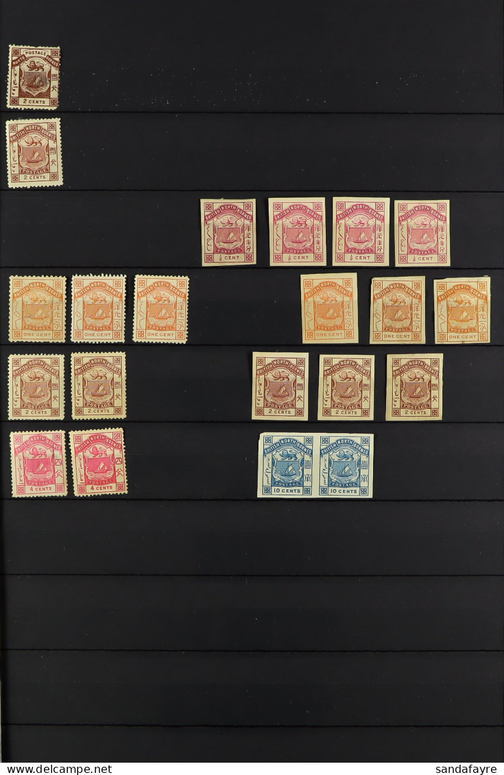 1883 - 1961 STOCK BOOK Containing 400+ Mint Stamps, Plenty Here. - Nordborneo (...-1963)