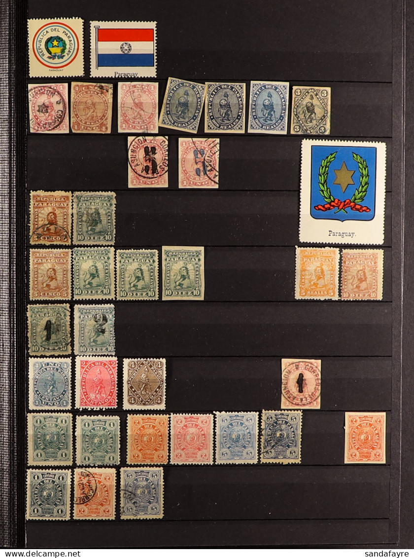 1870 - 1990 COLLECTION Of Chiefly Mint Stamps In 5 Stock Books, A Wealth Of Complete Sets, Air Post Issues & One Volume  - Paraguay