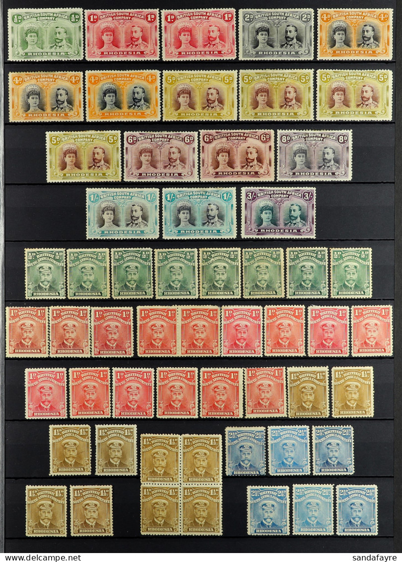 1910 - 1919 COLLECTION Of Approx 80 Mint Stamps On Protective Page, Note Double Heads To 3s, Admirals 1913-19 From Singl - Sonstige & Ohne Zuordnung