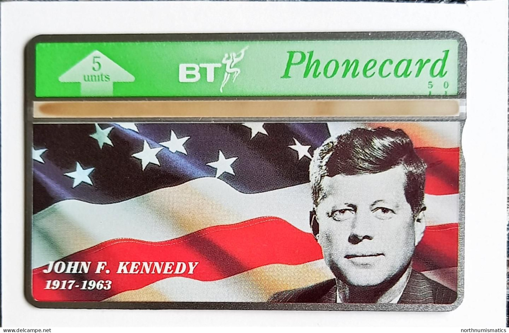 BT Phonecard 5 Units John F.Kennedy Gode Mint 305K - Lots - Collections