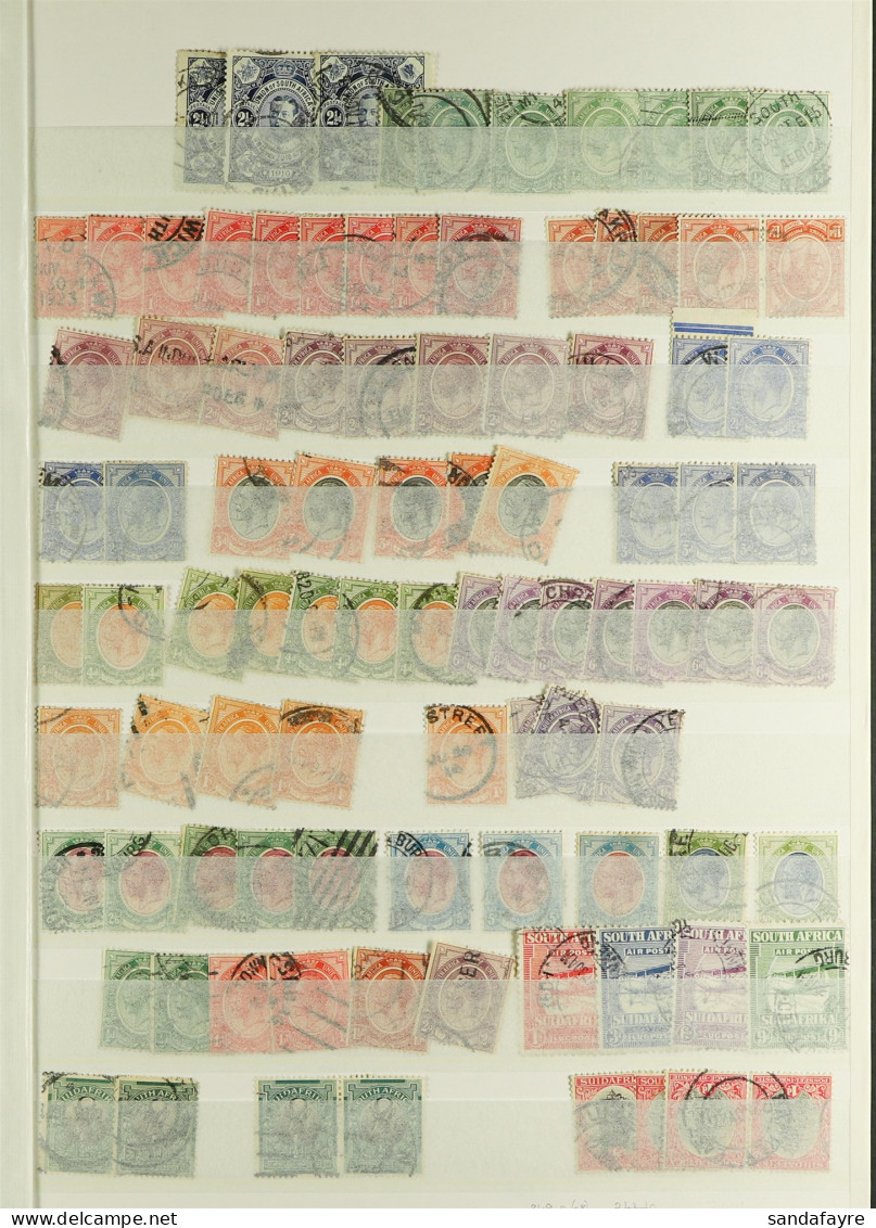 1913 - 2000 COLLECTION / ACCUMULATION Of 1500+ Mint / Never Hinged Mint & Used Stamps On Pages From A Stock Book With Ma - Unclassified