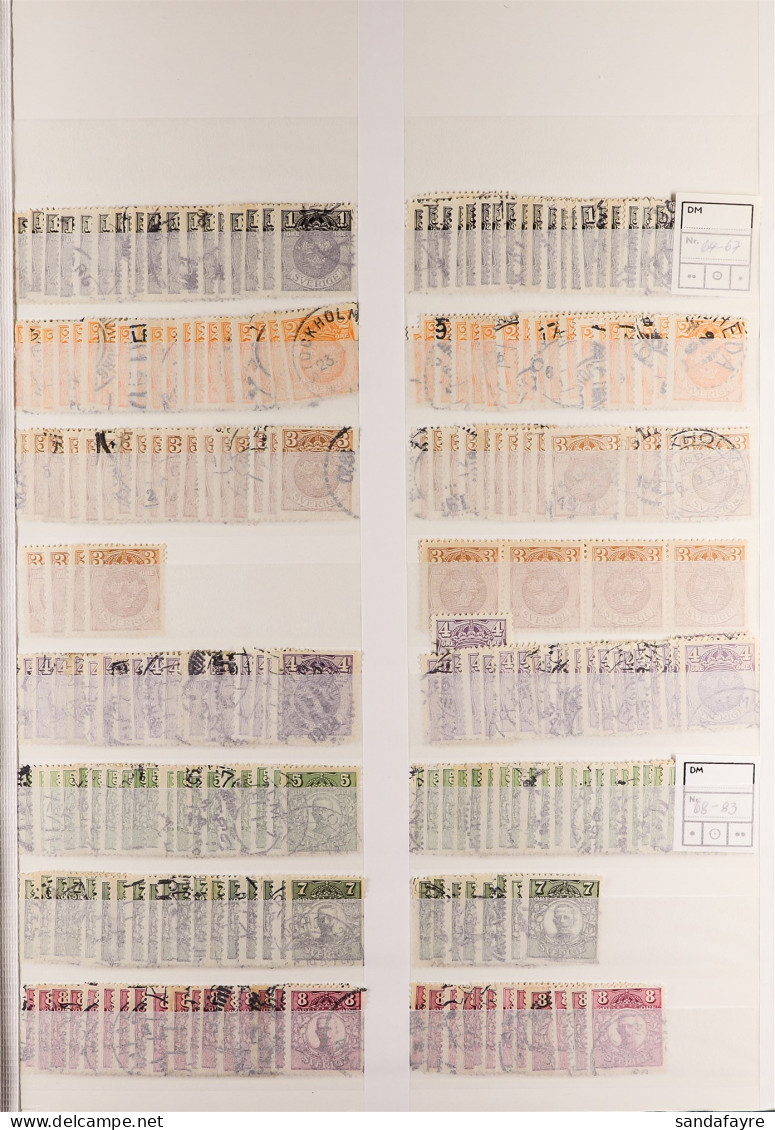 1911 - 1964 FINE USED STOCK Near- Complete For The Period, With Duplication (approx 8000 Stamps) - Autres & Non Classés