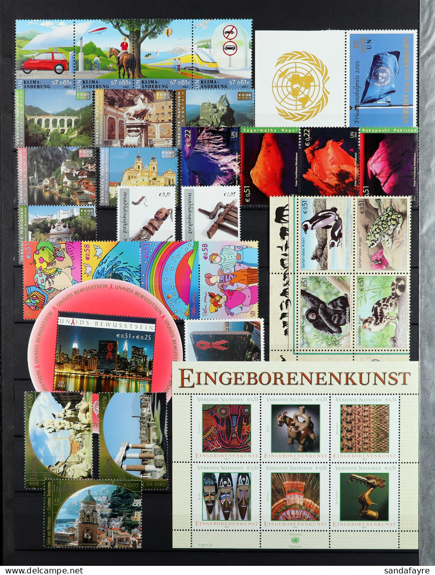 VIENNA OFFICE 1979 - 2015 Complete Never Hinged Mint Collection With Miniature Sheets, Sheetlets (650+ Stamps, & 60+ M/s - Autres & Non Classés