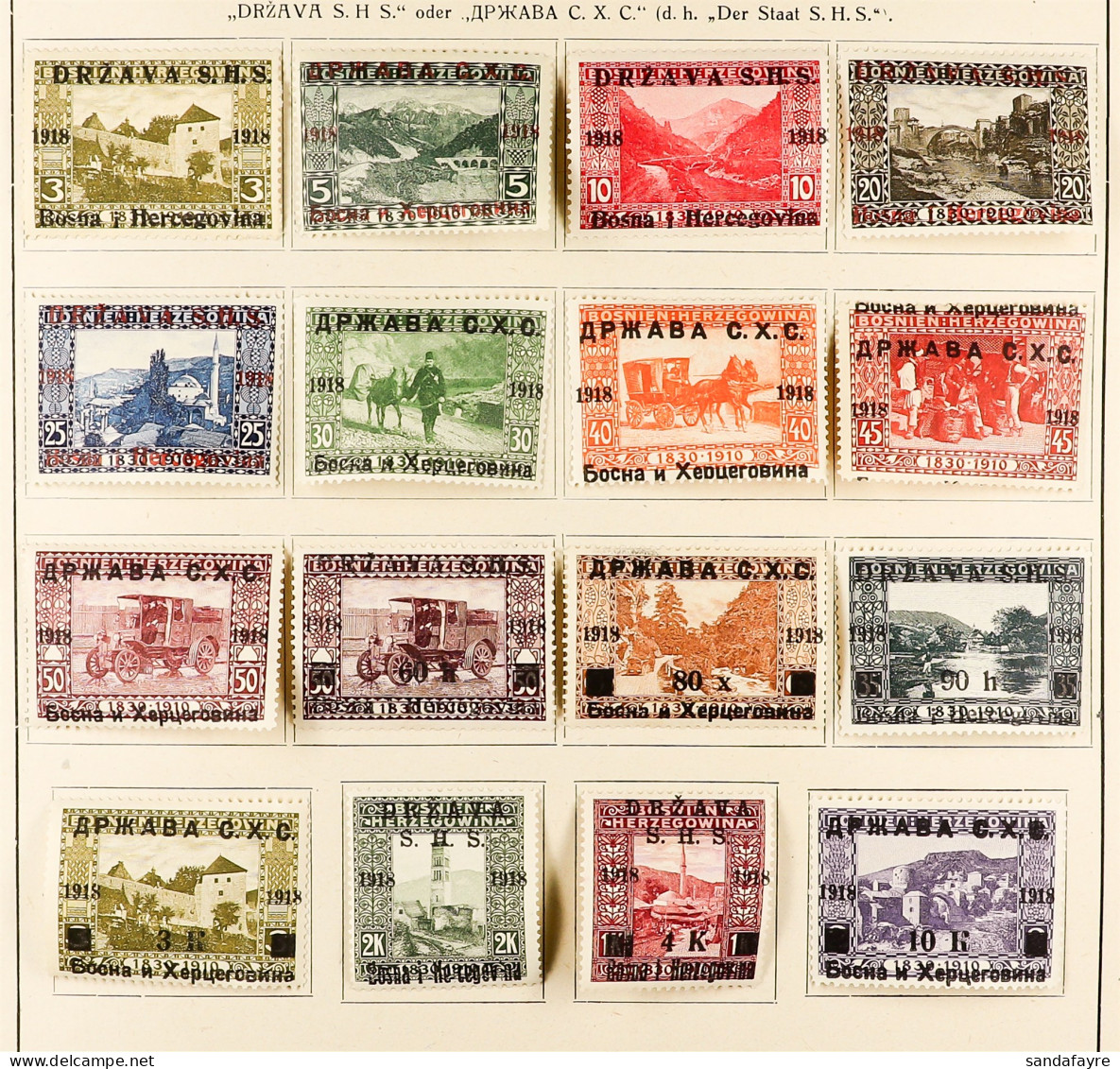 1918 - 1944 COLLECTION Of Mint & Used Stamps In Album, Near- Complete Incl Much 'back Of The Book' (many 100's) - Other & Unclassified