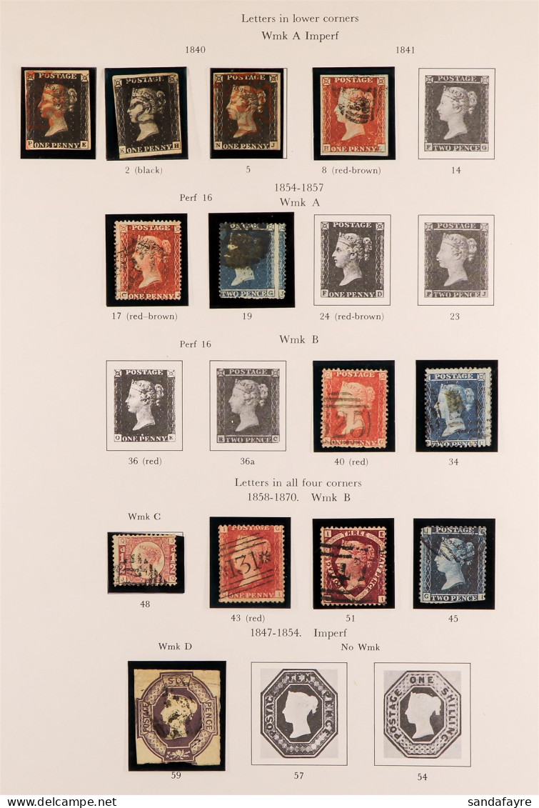 1840-1999 COLLECTION In Hingeless Mounts In Three Stanley Gibbons Albums, Includes 1840 1d Penny Blacks (x3) Used, 1847- - Other & Unclassified
