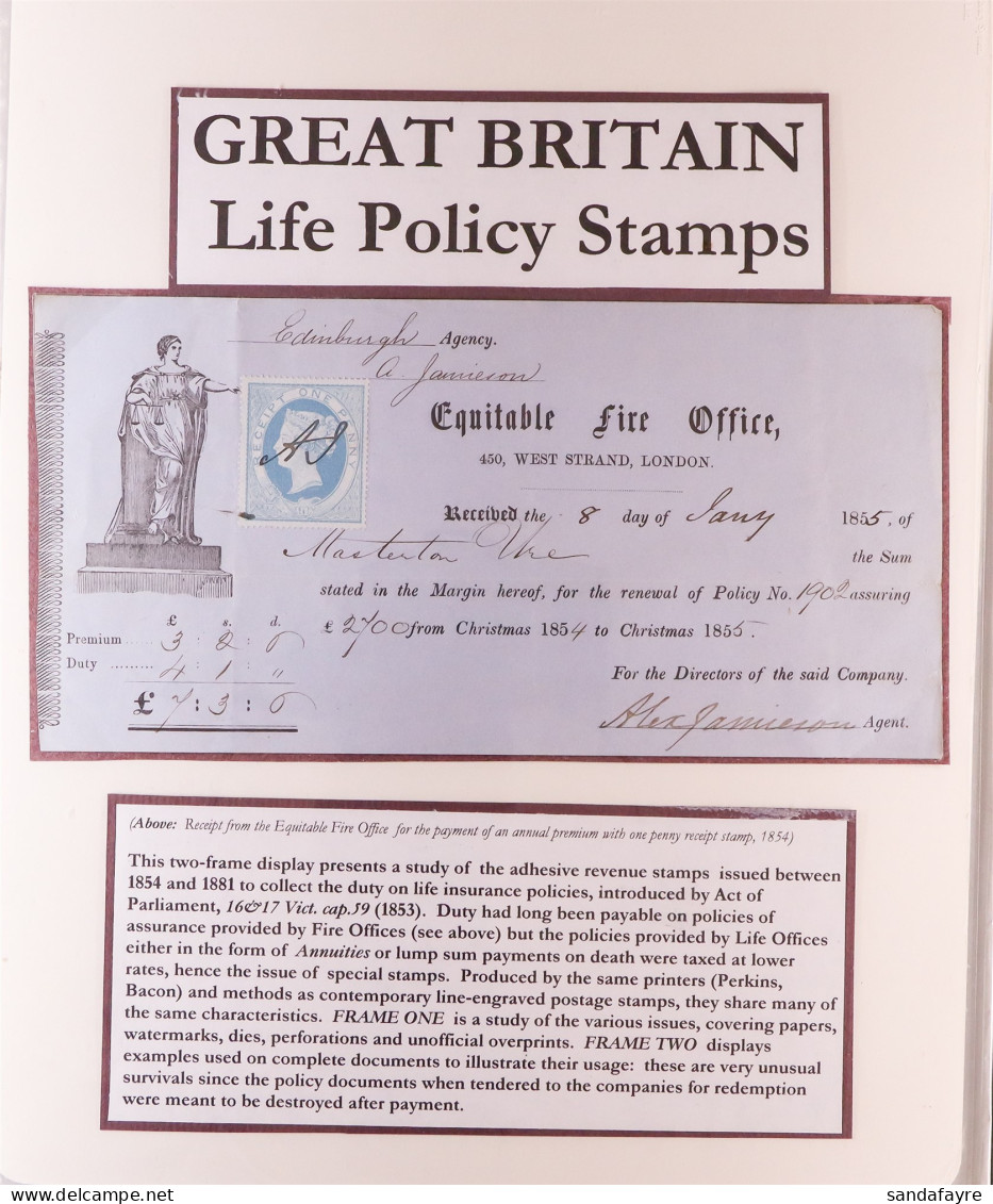 REVENUES - DOCUMENTS. A Collection Of Chiefly Victorian Period Engraved Documents (usually Letterheads, Invoices, Etc),  - Other & Unclassified