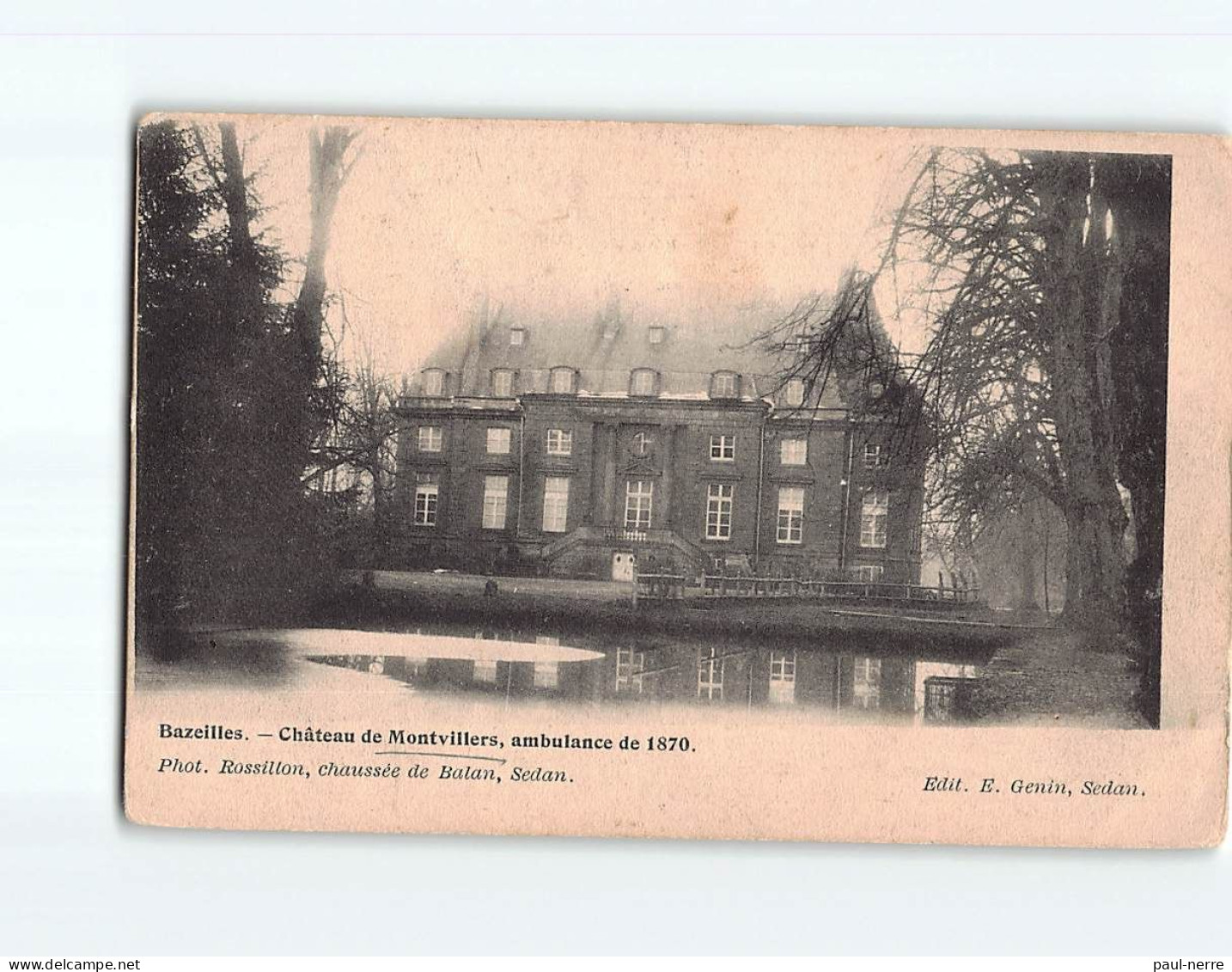 BAZEILLES : Château De Montvillers, Ambulance De 1870 - état - Sonstige & Ohne Zuordnung