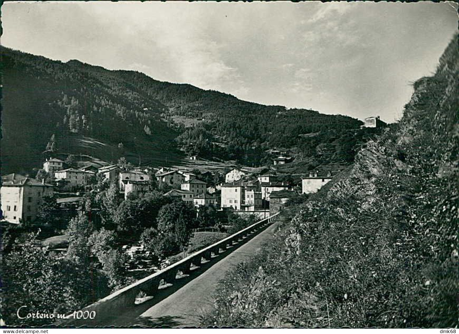 CORTENO ( BRESCIA ) PANORAMA - FOTO MICHELETTI - SPEDITA 1958 (20578) - Brescia