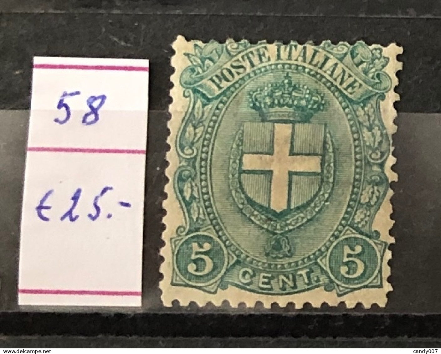Italie Timbres  N°58 Neuf* - Mint/hinged