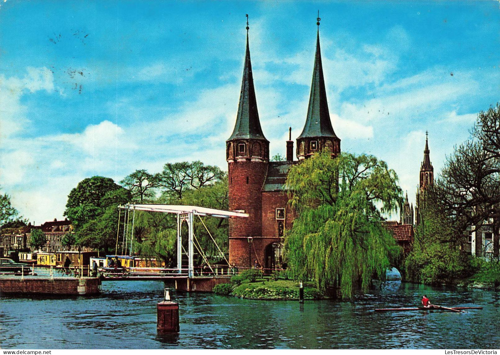 PAYS-BAS - Delft - Oostboort - Vue Générale - Animé - Carte Postale - Delft