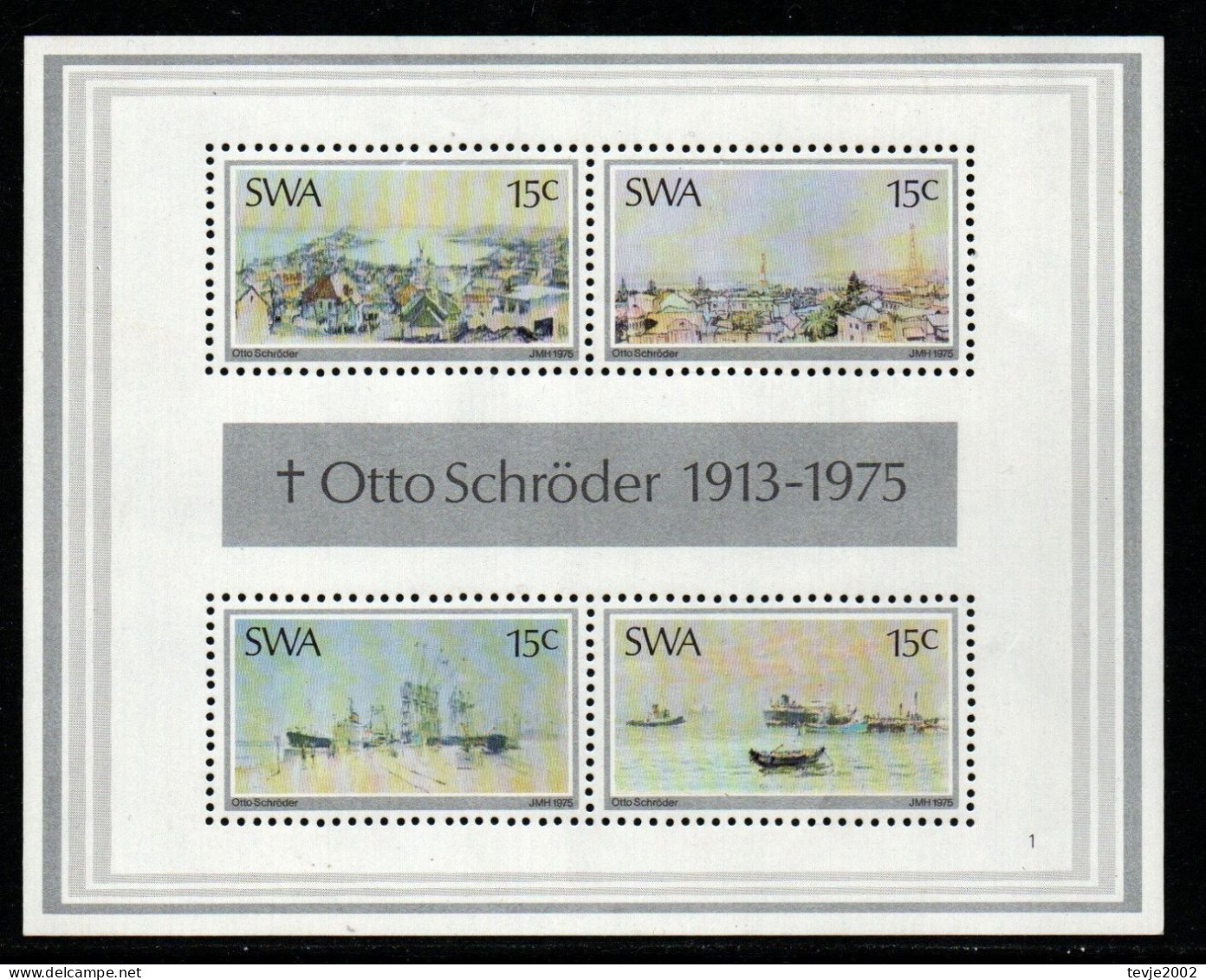 Südwestafrika SWA 1975 - Mi.Nr. Block 1 - Postfrisch MNH - Zuidwest-Afrika (1923-1990)