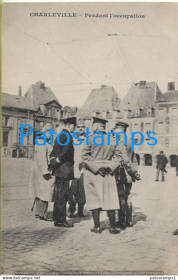 228937 FRANCE CHARLEVILLE MILITARY DURING OCCUPANCY POSTAL POSTCARD - Autres & Non Classés