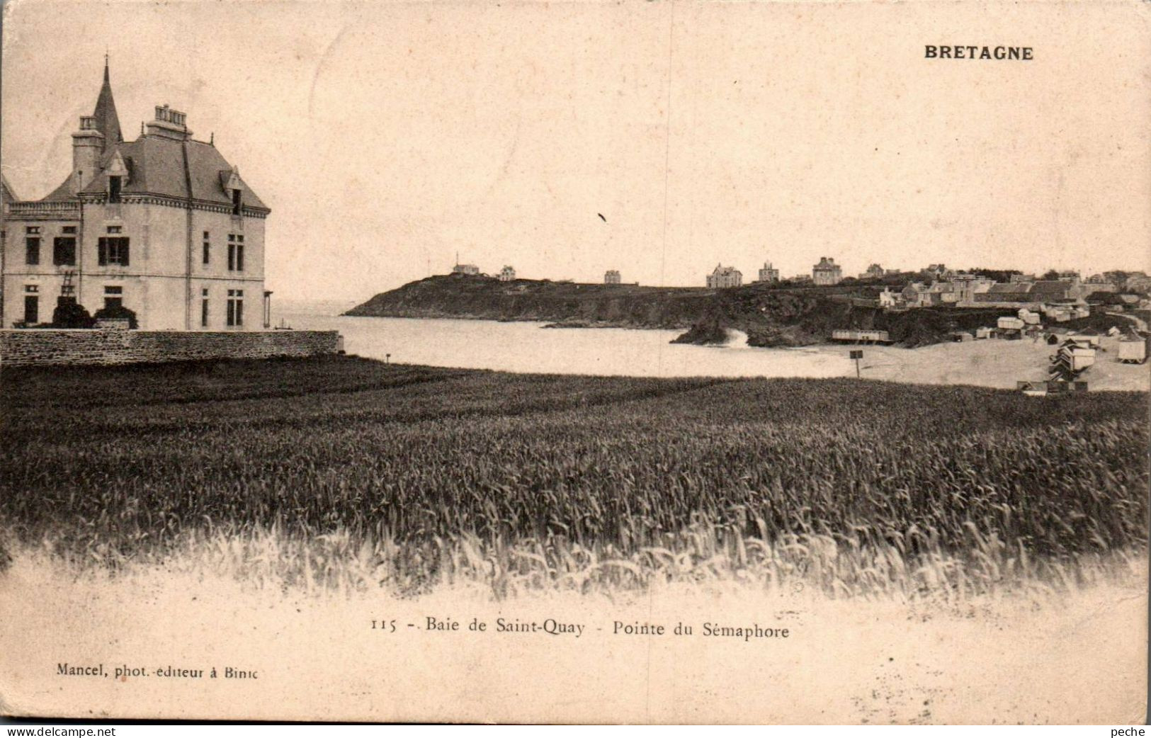 N°2624 W -cpa Baie De Saint Quay -pointe Du Sémaphore- - Saint-Quay-Portrieux