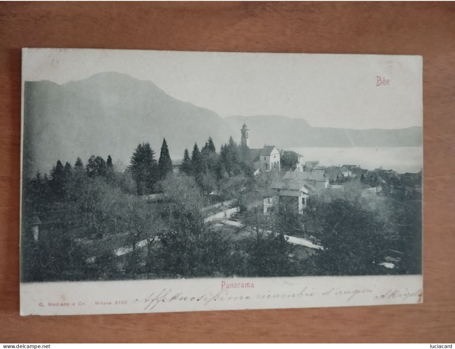 Beè -VERBANIA -PANORAMA Inizi 1900 Viaggiata - Verbania