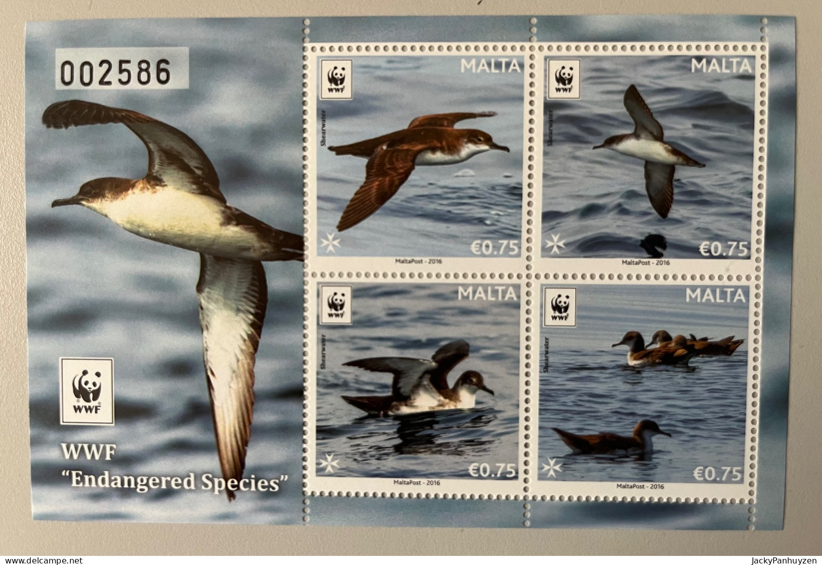 WWF 2017 : MALTA - Birds - MNH ** - Neufs