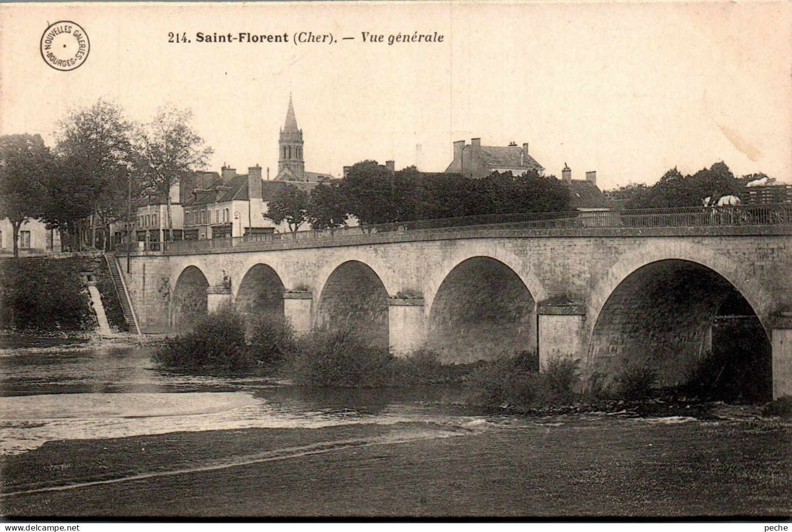 N°2625 W -cpa Saint Florent -vue Générale- - Saint-Florent-sur-Cher