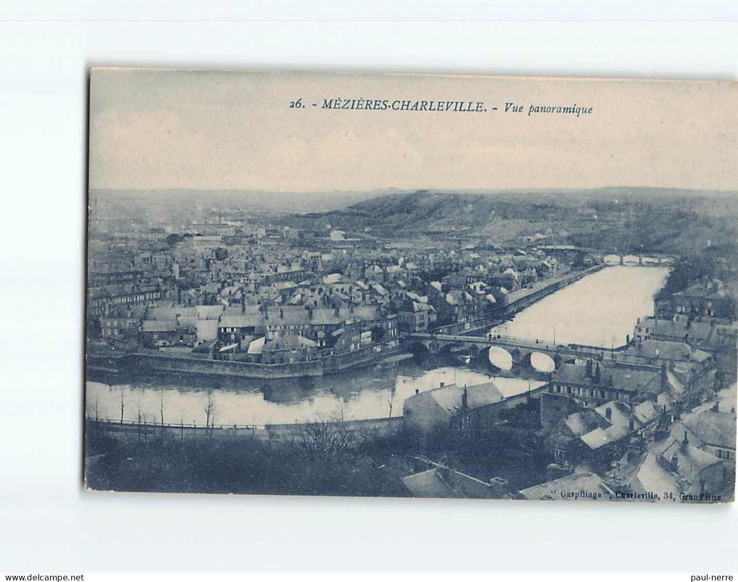 MEZIERES CHARLEVILLE : Vue Panoramique - état - Andere & Zonder Classificatie