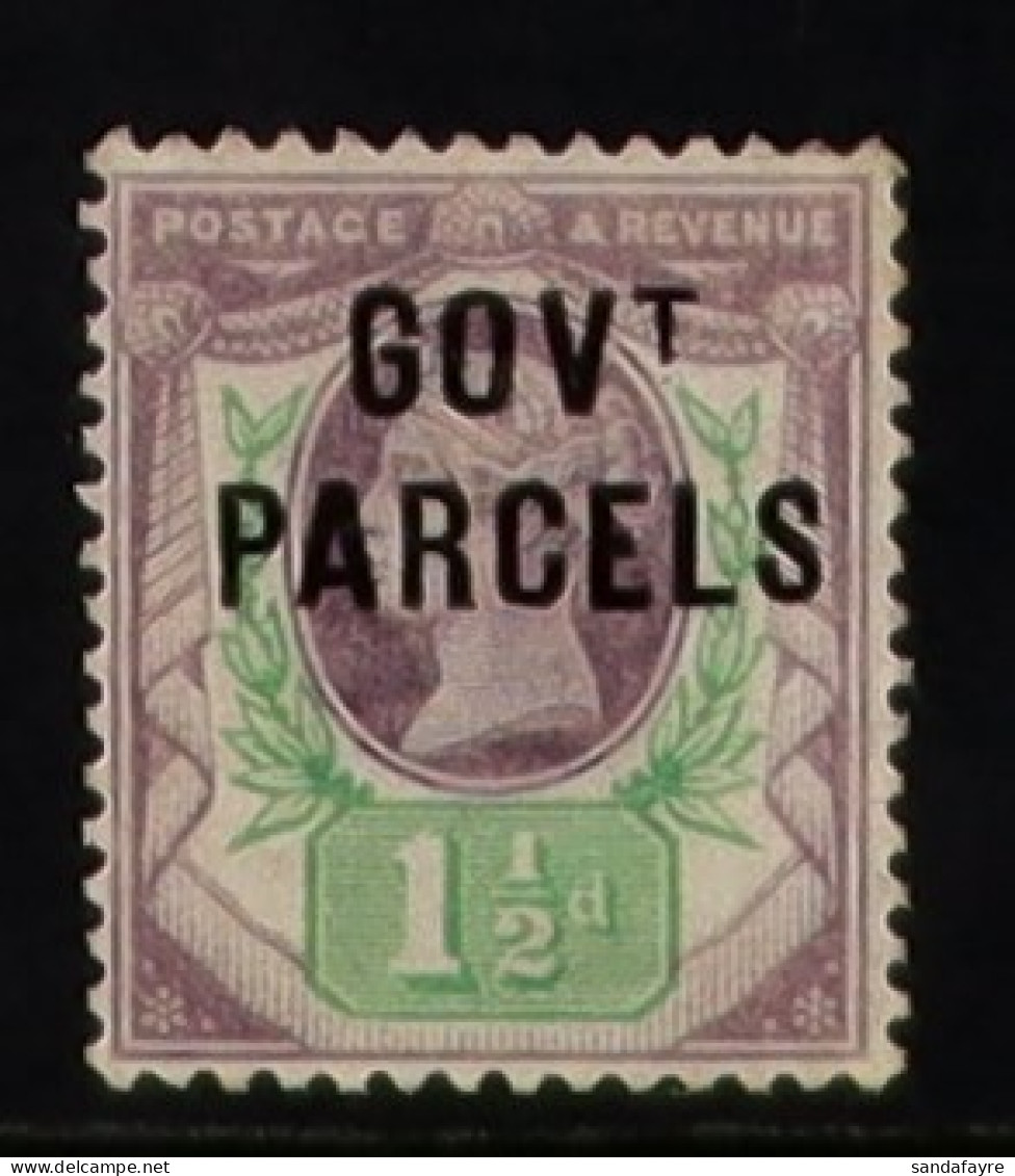 Z003 GOVT. PARCELS 1887 1?d Dull Purple And Pale Green Overprinted In Blue-black Ink, SG?O65 Variety, Mint?large Part OG - Other & Unclassified