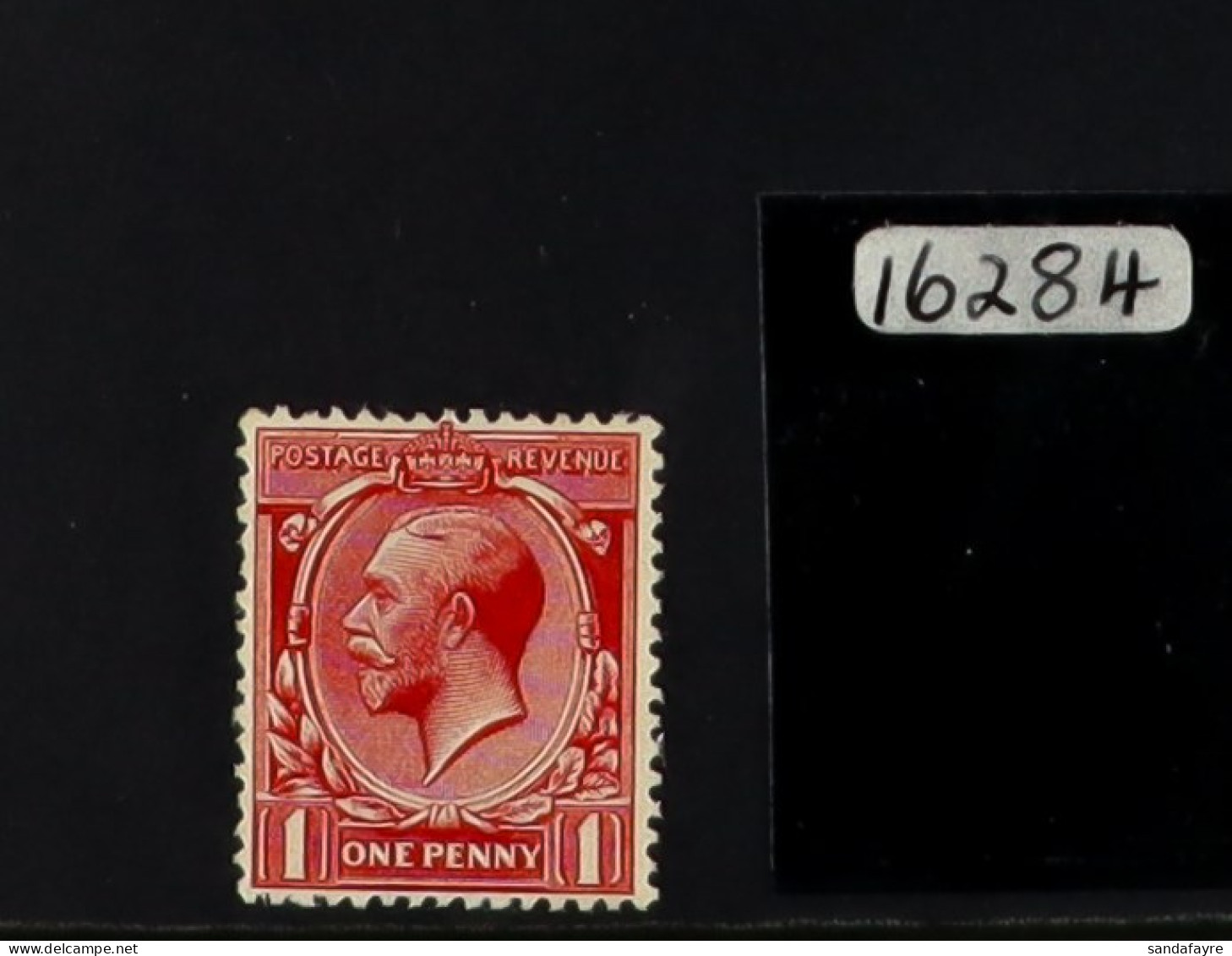 1912-24 1d Deep Carmine-red Wmk Cypher, Spec N16(13), Never Hinged Mint. Copy Of Brandon Certificate For The Original Pa - Non Classés