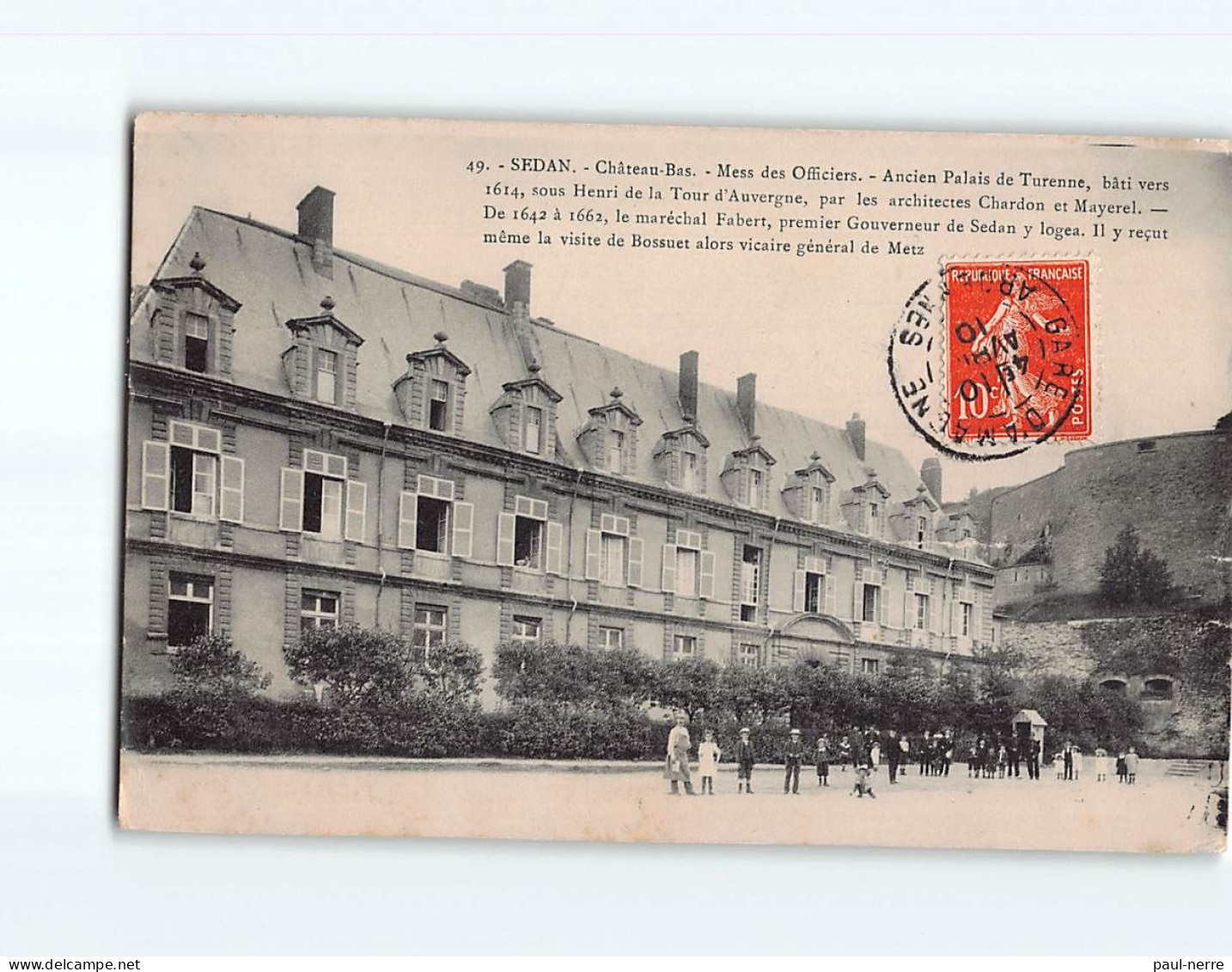 SEDAN : Château Bas, Mess Des Officiers, Ancien Palais De Turenne - état - Sedan