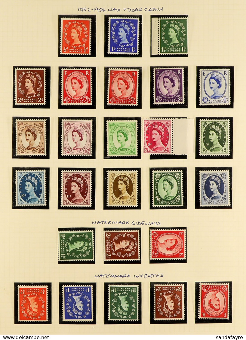 1952-1970 NEVER HINGED MINT COLLECTION In Album, Includes Specialized Wildings With Wmk Varieties, Phosphor Types And Co - Sonstige & Ohne Zuordnung